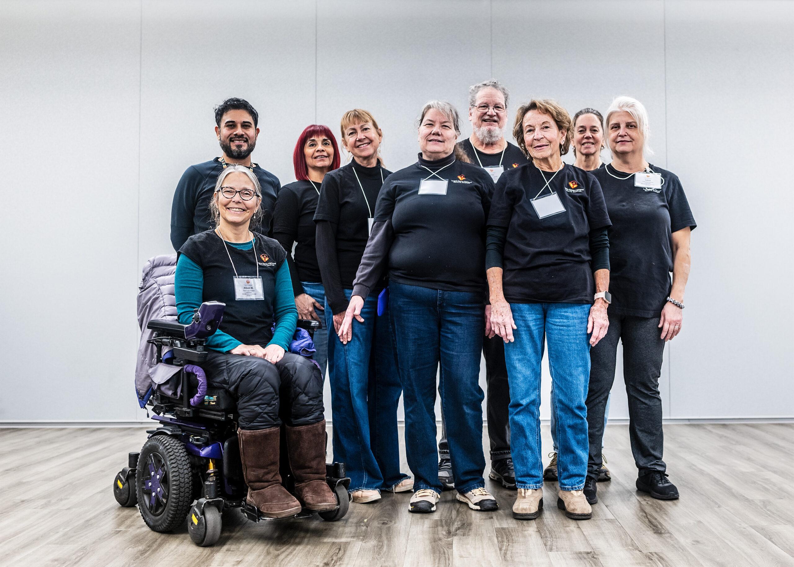 group of individuals wearing virginia garcia shirts