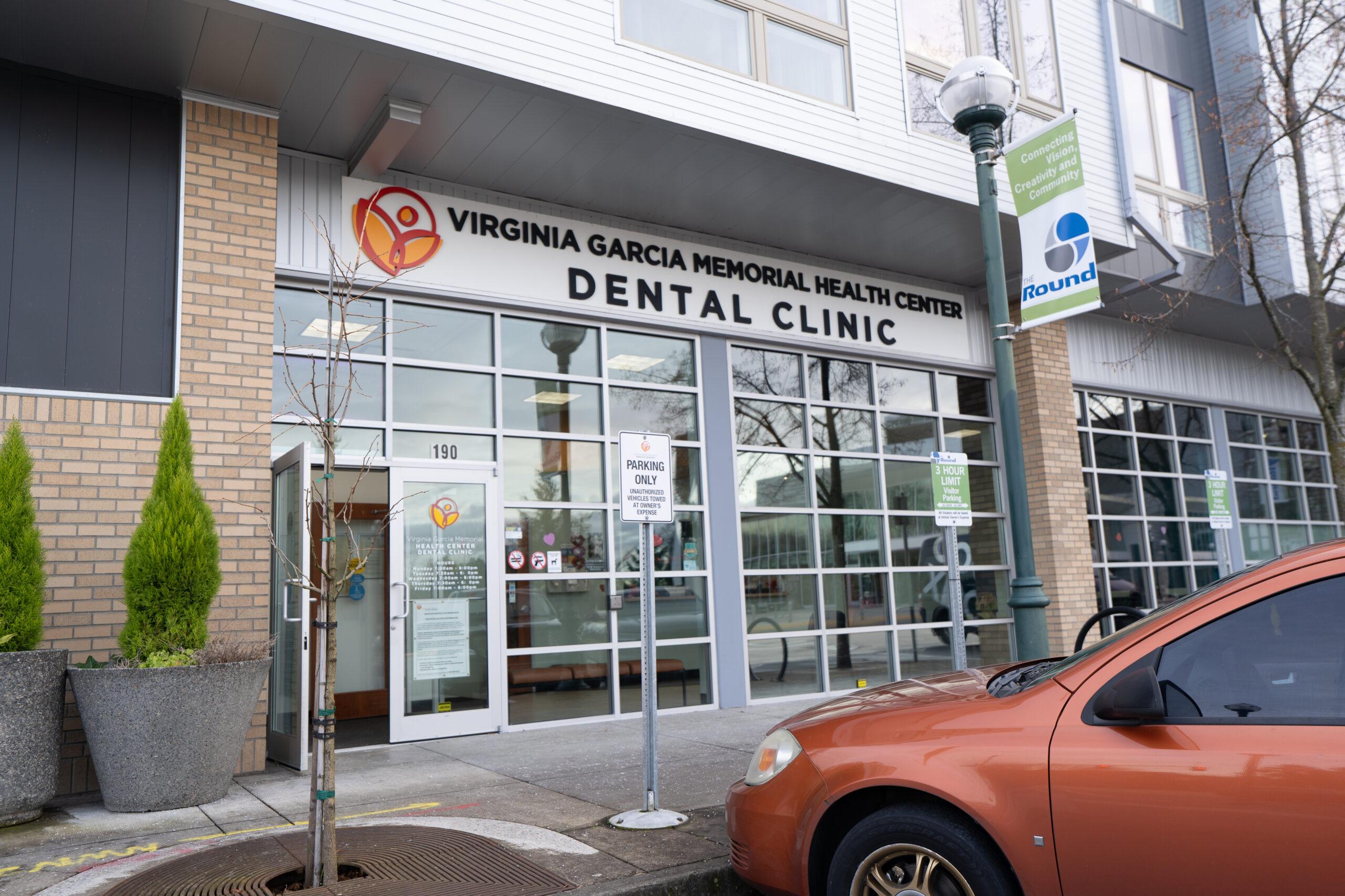 fuera del beaverton dental en el edificio redondo