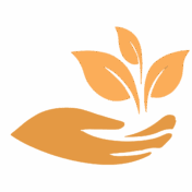 hand and a leaf