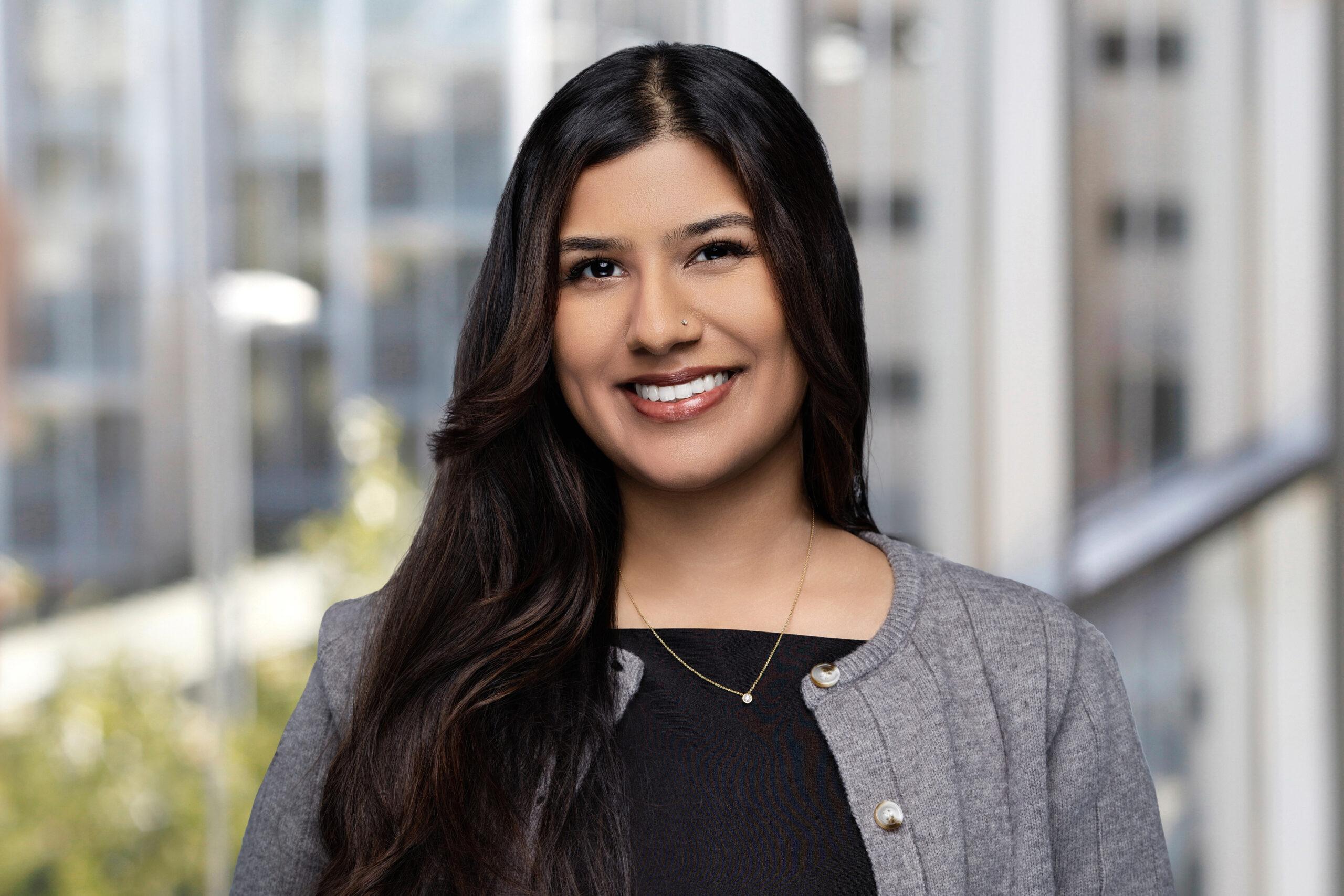 Headshot of Raeesah Taher